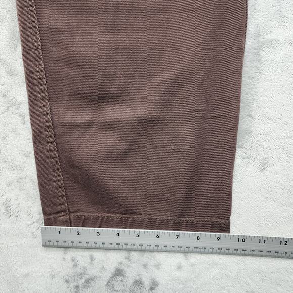 Woman Within Jeans 26W PETITE Brown 7-Day Straight-Leg Pull On Elastic Waist - Picture 10 of 11